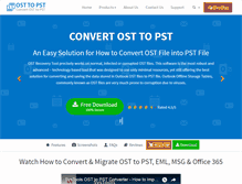Tablet Screenshot of convertostpst.org
